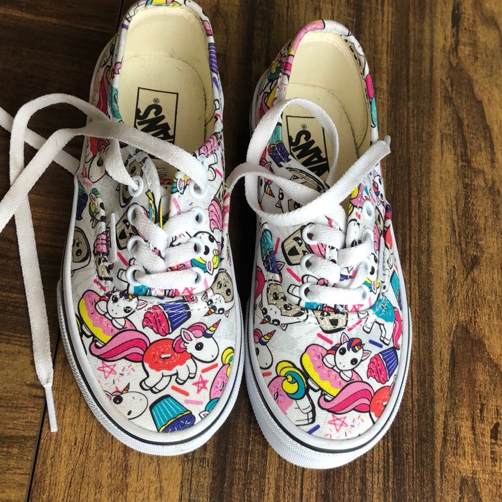 Vans Kids Shoes - Colorful Cartoon Design